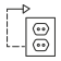 배선과 콘센트 아이콘